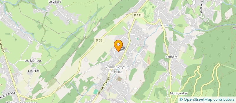 localisation de l'entreprise SCI LOUNABELICE EIFFEL PROMOTION  VAULNAVEYS-LE-HAUT