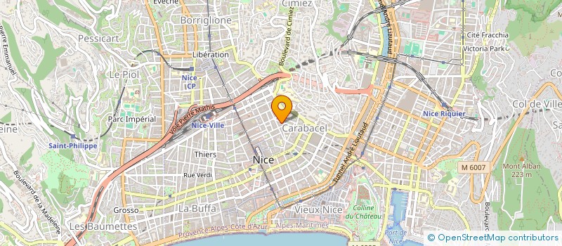 localisation de l'entreprise SCI LOUNAH à NICE