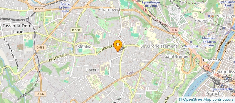 localisation de l'entreprise SCI LOUNAS  LYON