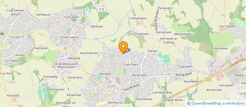 localisation de l'entreprise SCI LOUNAYA  PLOUZANE