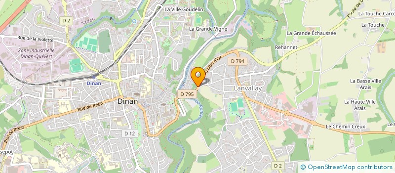 localisation de l'entreprise SCI LOUNE  LANVALLAY