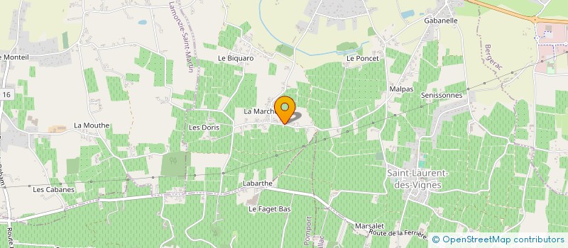 localisation de l'entreprise SCI LOUNES  SAINT-LAURENT-DES-VIGNES