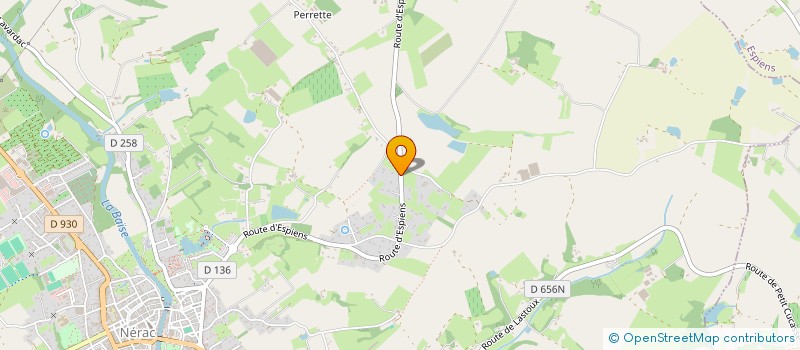 localisation de l'entreprise SCI LOUNIAXTHE  NERAC