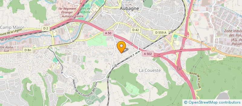 localisation de l'entreprise SCI LOUNO à AUBAGNE