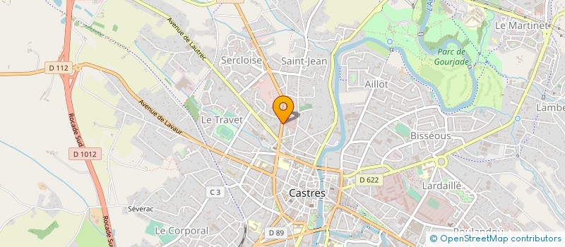 localisation de l'entreprise SCI LOUP à CASTRES