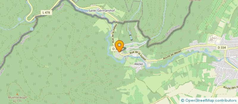 localisation de l'entreprise SCI LOUP  WISSEMBOURG