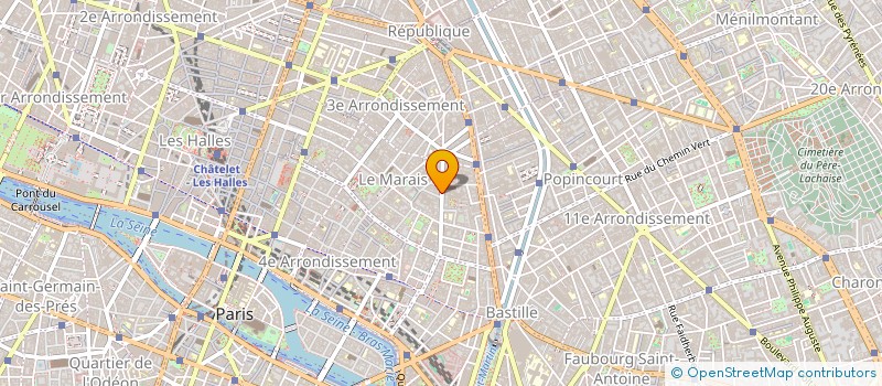 localisation de l'entreprise SCI LOUP  PARIS