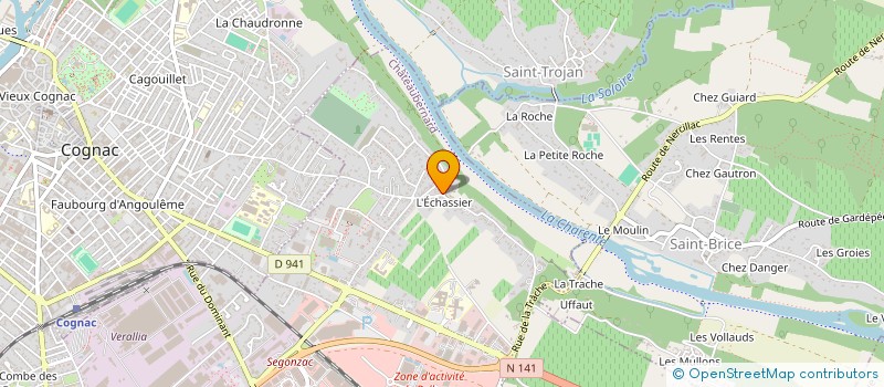 localisation de l'entreprise SCI LOUPAURO  CHATEAUBERNARD