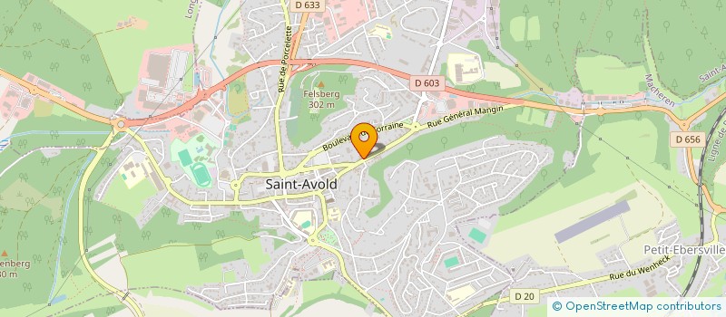 localisation de l'entreprise SCI LOUPI  SAINT-AVOLD