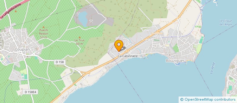 localisation de l'entreprise SCI LOUPIANAISE  BOUZIGUES