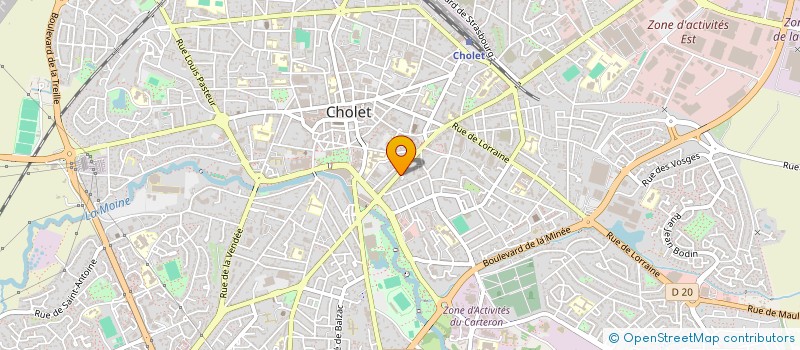 localisation de l'entreprise SCI LOUPIAS LABREUIL à CHOLET