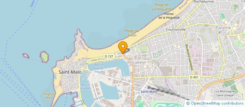 localisation de l'entreprise SCI LOUPIN  SAINT-MALO