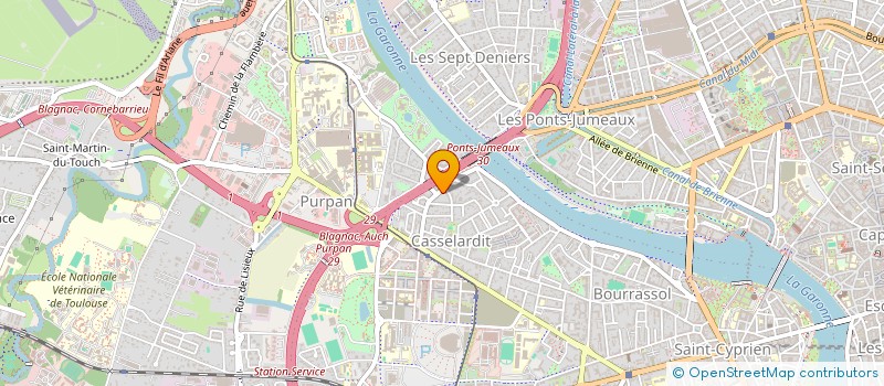 localisation de l'entreprise SCI LOURADOU à TOULOUSE