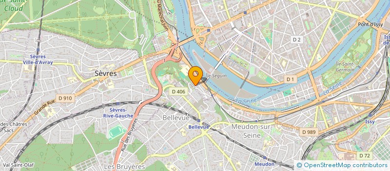 localisation de l'entreprise SCI LOURCINE à SEVRES