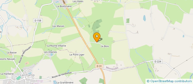 localisation de l'entreprise SCI LOURDAIS  MONTAUDIN