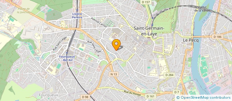 localisation de l'entreprise SCI LOURDELET BECQUET à SAINT-GERMAIN-EN-LAYE