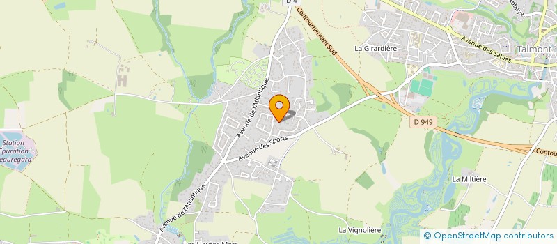 localisation de l'entreprise SCI LOUREIRO D&E  TALMONT-SAINT-HILAIRE