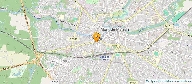 localisation de l'entreprise SCI LOURENCO à MONT-DE-MARSAN