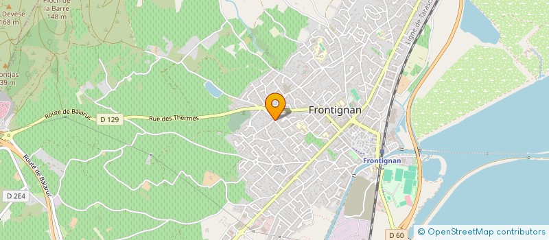 localisation de l'entreprise SCI LOURIN à FRONTIGNAN