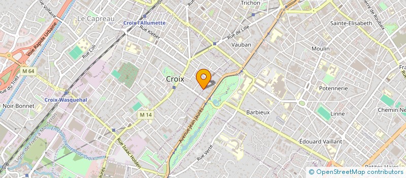 localisation de l'entreprise SCI LOURME à CROIX