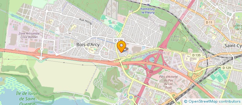 localisation de l'entreprise SCI LOURMELCO  BOIS-D'ARCY