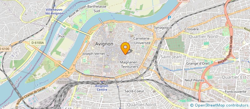 localisation de l'entreprise SCI LOUS  AVIGNON