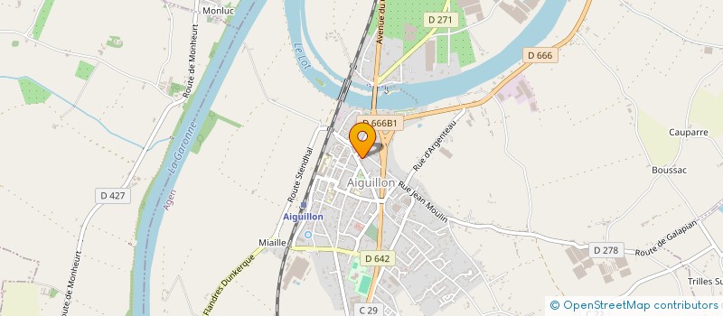 localisation de l'entreprise SCI LOUS AMICS à AIGUILLON