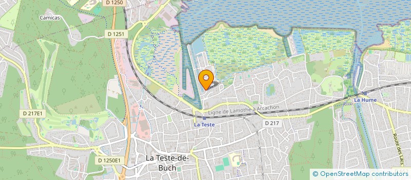localisation de l'entreprise SCI LOUS BOUGES à LA TESTE-DE-BUCH
