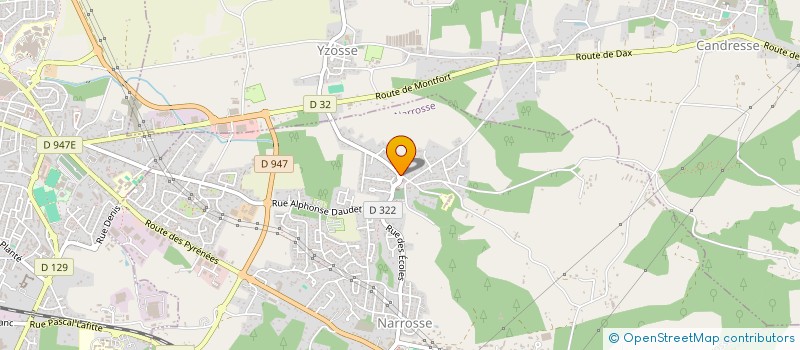 localisation de l'entreprise SCI LOUS CAMPOTS  NARROSSE