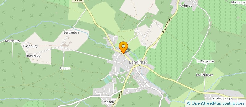 localisation de l'entreprise SCI LOUS HAOUX  LANDIRAS