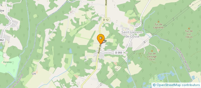 localisation de l'entreprise SCI LOUS LILOUS  SAINT-LAURENT-DE-GOSSE