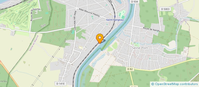 localisation de l'entreprise SCI LOUSA  SAINT-FARGEAU-PONTHIERRY