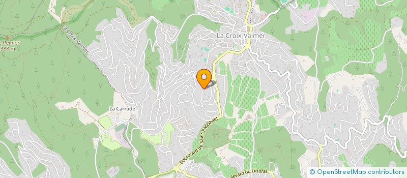 localisation de l'entreprise SCI LOUSAN  LA CROIX-VALMER