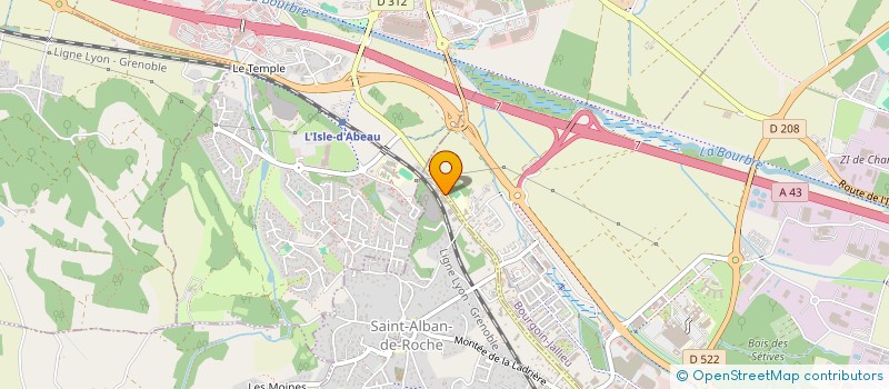 localisation de l'entreprise SCI LOUSAPO  SAINT-ALBAN-DE-ROCHE