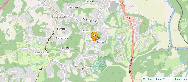 localisation de l'entreprise SCI LOUSTALET à BASSUSSARRY