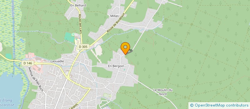 localisation de l'entreprise SCI LOUSTALOT  BISCARROSSE