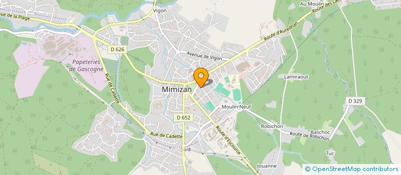 localisation de l'entreprise SCI LOUSTAUMUR  MIMIZAN