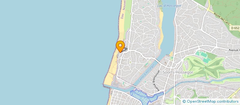 localisation de l'entreprise SCI LOUSTIK à SOORTS-HOSSEGOR