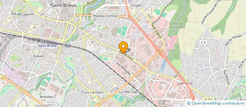 localisation de l'entreprise SCI LOUTINO à SAINT-BRIEUC