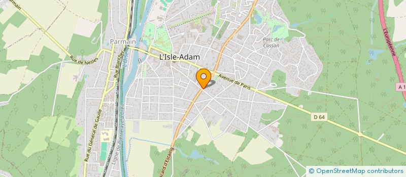 localisation de l'entreprise SCI LOUTOR  L'ISLE-ADAM