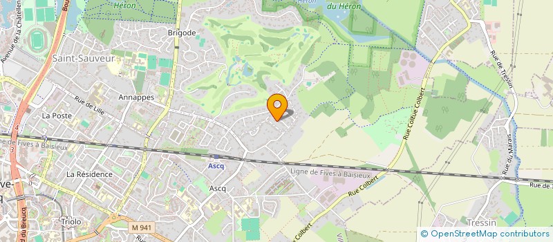 localisation de l'entreprise SCI LOUTZENKO à VILLENEUVE-D'ASCQ