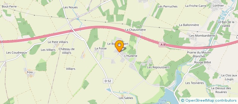 localisation de l'entreprise SCI LOUVAL  LUZILLE