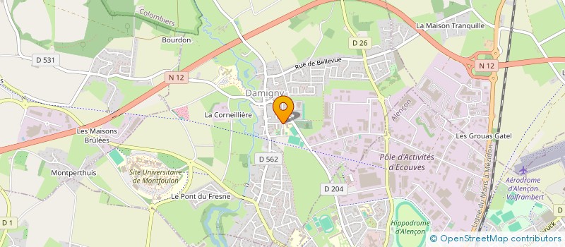 localisation de l'entreprise SCI LOUVAL à LONRAI
