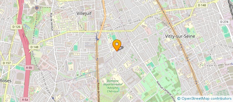 localisation de l'entreprise SCI LOUVAU à VILLEJUIF