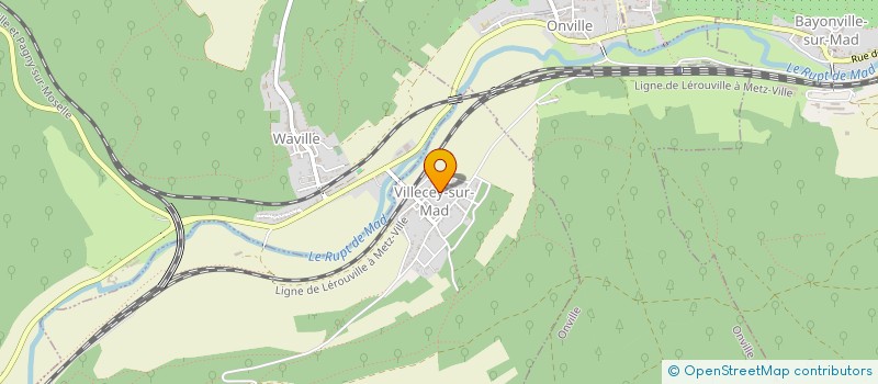 localisation de l'entreprise SCI LOUVE  VILLECEY-SUR-MAD