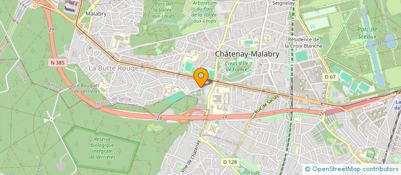 localisation de l'entreprise SCI LOUVEAU  CHATENAY-MALABRY