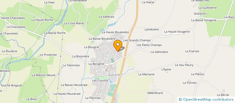 localisation de l'entreprise SCI LOUVEL  CHAMPEAUX