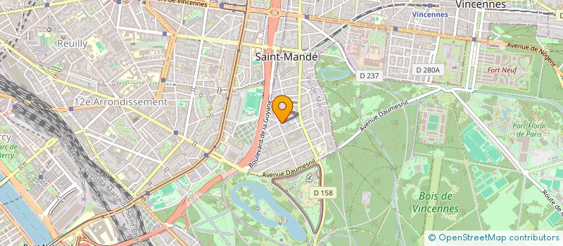 localisation de l'entreprise SCI LOUVEL TESSIER à SAINT-MANDE
