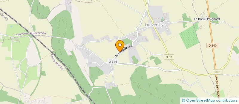 localisation de l'entreprise SCI LOUVERSIENNE  LOUVERSEY