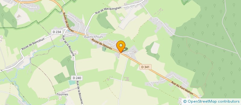 localisation de l'entreprise SCI LOUVET  BAINCTHUN